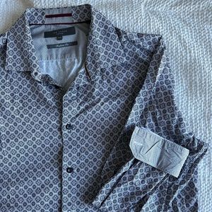 Men’s geometric print Dress shirt